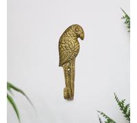 Melody Maison Rustic Gold Parrot Wall Hook 16cm X 6cm in Metallic Gold | Size: 16 cm X 6 cm Melody Maison Metallic Gold 16 cm X 6 cm