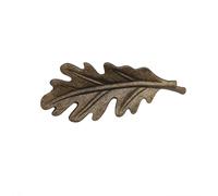 Melody Maison Rustic Oak Leaf Drawer Knob in Light Brown Melody Maison Light Brown