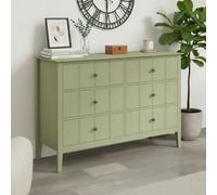 Melody Maison Sage Green 6 Drawer Chest Of Drawers - Padstowe Sage Green Range