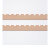 Melody Maison Set Of 2 Large Scallop Decorative Wall Trims - 108Cm