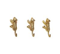 Melody Maison Set Of 3 Gold Monkey Wall Hooks in Metallic Gold Melody Maison Metallic Gold