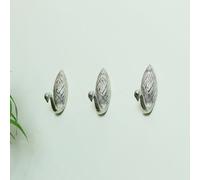 Melody Maison Set Of 3 Silver Metal Swan Wall Hooks