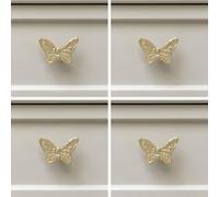 Melody Maison Set of 4 Gold Butterfly Drawer KnobS