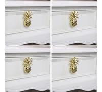 Melody Maison Set of 4 Gold Pineapple Drawer Knobs