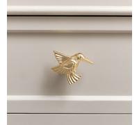 Melody Maison Shiny Gold Humming Bird Drawer Knob