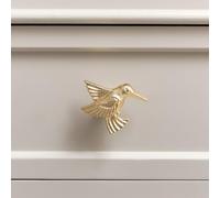 Melody Maison Shiny Gold Humming Bird Drawer Knob