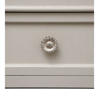 Melody Maison Shiny Silver Sunflower Drawer Knob