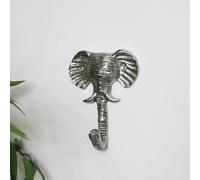Melody Maison Silver Elephant Head Wall Hook