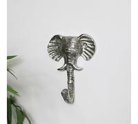 Melody Maison Silver Elephant Head Wall Hook