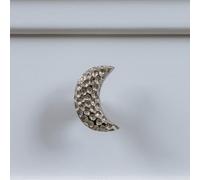 Melody Maison Silver Hammered Crescent Moon Drawer Knob