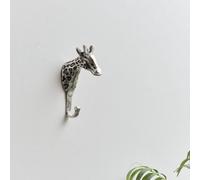 Melody Maison Silver Metal Giraffe Wall Hook