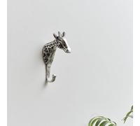 Melody Maison Silver Metal Giraffe Wall Hook