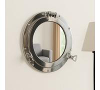 Melody Maison Silver Metal Porthole Mirror 28Cm X 28Cm