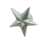 Melody Maison Silver Star Drawer Knob in Metallic Silver Melody Maison Metallic Silver