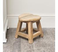 Melody Maison Small Mango Wood Heart Stool
