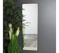 Melody Maison Tall Brushed Gold Wall & Leaner Mirror 47cm x 142cm