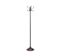Melody Maison Tall Dark Metal Coat Rack With 8 Storage Hooks in Bronze Melody Maison Bronze
