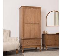 Melody Maison Tall Dark Wood Wardrobe - Ashwell Range in Brown Melody Maison Brown