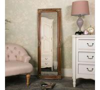 Melody Maison Tall Gold Wall Mirror 47cm X 142cm in Metallic Gold | Size: 47 cm X 142 cm Melody Maison Metallic Gold 47 cm X 142 cm