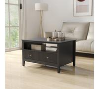 Melody Maison Two Drawer Coffee Table - Hales Black Range