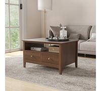 Melody Maison Two Drawer Coffee Table - Hales Dark Wood Range