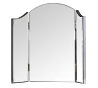 Melody Maison Vintage Style Dressing Table Triple Mirror in Clear Melody Maison Clear