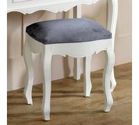 Melody Maison White Dressing Table Stool - Victoria Range