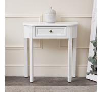 Melody Maison White Half Moon Table - Daventry White Range Melody Maison White