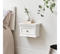 Melody Maison White Wall Mounted Bedside Table - Daventry White Range