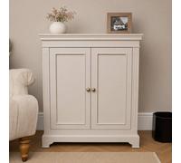 Melody Maison Wooden 2 Shelf Storage Cupboard Sideboard - Daventry Taupe-Grey Range in Taupe Melody Maison Taupe