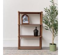 Melody Maison Wooden Bobble Framed 4 Tier Shelf
