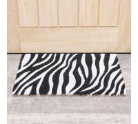 Melody Maison Zebra Print Coir Door Mat