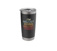 Melody Name Melody Personalized Name First Given Stainless Steel Insulated Tumbler