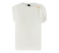 Melody Supima Cotton Stretch Top - female - PINKO - T-Shirts - White - S - Tops S