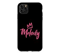 Melody the Queen/Pink Crown & Name for Women Called Melody Case for iPhone 11 Pro Max