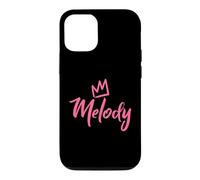 Melody the Queen/Pink Crown & Name for Women Called Melody Case for iPhone 12/12 Pro