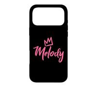 Melody the Queen/Pink Crown & Name for Women Called Melody Case for iPhone 17 Pro Max