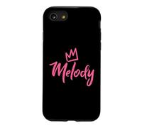 Melody the Queen/Pink Crown & Name for Women Called Melody Case for iPhone SE (2020) / 7/8