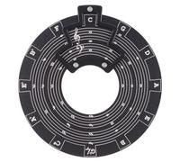 Melody Tool, 4.72 x 4.72 Inch Melody Circle, Chord Wheel with Bag, Chord Theory, Fifth Compass, Musical Chord Tool for Musicians, Songwriters, Beginners, Fingerboard Notes, Guitar Theory