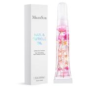 MelodySusie 10ml Cuticle Oil for Nails,Infused with Real Flowers, Strengthens, Repairs,Hydrating and Nourishing Cuticle Oil for Stronger, Healthier Nails Lavender 0.3fl. Oz