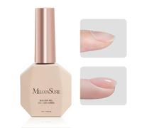 MelodySusie Builder Clear Base Gel for Nails Thickening, Soak Off UV Extension Gel, Rhinestone Glue in a Bottle for Nail Art Design - Gift for Women