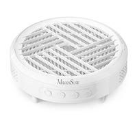 MelodySusie Compact Nail Dust Collector,Hpro 3800RPM Vacuum Fan Dust Extractor with Reusable Filter for Salon & Home,White