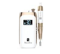 MelodySusie Electric Nail Drill, Rechargeable Nail Files for Acrylic Nail Cordless Portable E File Professional Nail Drill Machine for Home & Salon Manicure & Pedicure (White)