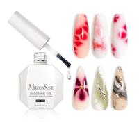 MelodySusie Hema Free Blooming Gel for Nail Design, Marble Watercolor UV Nail Polish, Spreading Effect Sheer Painting Nail Art Supplies, Nail Salon Manicure at Home for Women, 0.53 Fl Oz