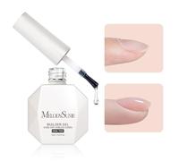 MelodySusie Hema Free Clear Builder Nail Gel for Nails Thickening, Tpo Free, 0.5 Fl Oz, Soak Off UV Extension Gel, Nail Art Design Salon DIY Manicure at Home for Women