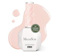 MelodySusie Hema Free Gel Nail Polish, 0.5 Fl Oz Thick Nude Pink Gel Polish, Non Toxic, Long Lasting, Soak Off UV Nail Polish, Manicure Nail Design Salon DIY Nail Art at Home 093
