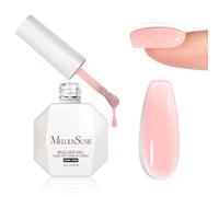 MelodySusie Hema Free Milky Pink Builder Nail Gel for Nails Thickening, 0.5 Fl Oz, Soak Off UV Extension Gel, Nail Art Design Salon DIY Manicure at Home for Women H1402