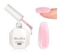 MelodySusie Hema Free Pink Builder Nail Gel for Nails Thickening, 0.5 Fl Oz, Soak Off UV Extension Gel, Nail Art Design Salon DIY Manicure at Home for Women H1604