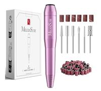 MelodySusie Nail Drill 20000RPM E File for Beginners, Compact Electric Nail Files Portable Nail Drill Machine Manicure Pedicure Set for Acrylics Nails (Rose)