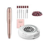 MelodySusie PC120I Nail Drill 20000RPM E File Gold and PocketSized Mini Nail Dust Collector HProA for Beginners